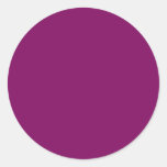 Purple grape round stickers