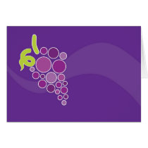 Purple Grapes Cards