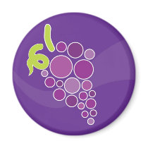 Purple Grapes magnets