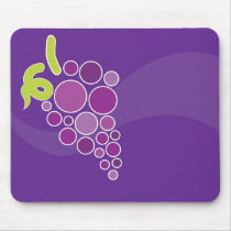 Purple Grapes Mouse Mats