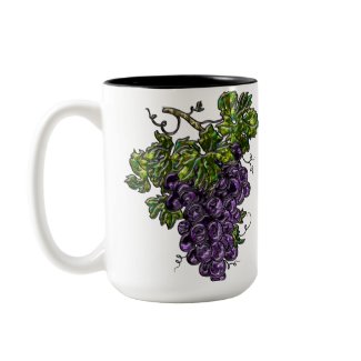 Purple Grapes mug