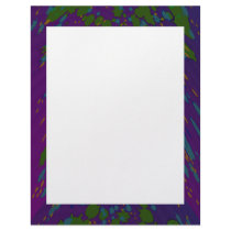 purple green abstract letterhead by DonnaGraysonAbstract purple green abstract letterhead