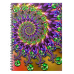 Purple & Green Bokeh Fractal Notebooks