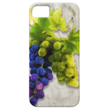 Purple & Green Grapes iPhone 5 Cases