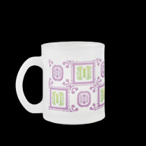 purple green Mug by webunicorn purple green Mug