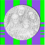 purple green stripes photo frame photo cut outs