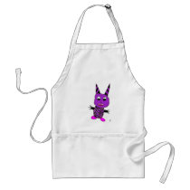 Purple gremlin aprons