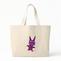 Purple gremlin bags