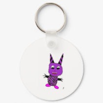 Purple gremlin keychains