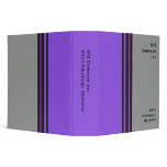 purple grey business binders