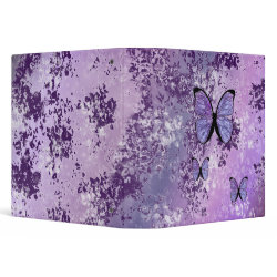 Purple Grunge Binder binder