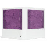 Purple grunge fabric background type design binder