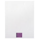 Purple grunge fabric background type design personalized letterhead