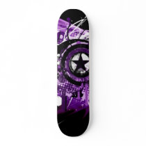 Purple grunge star skateboards by scarletquill Purple grunge star skateboards