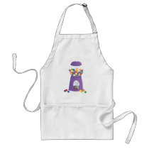 Purple Gumball Machine aprons by candystore Purple Gumball Machine aprons