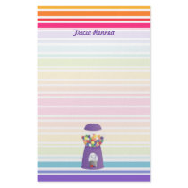 Purple Gumball Machine stationery by candystore Purple Gumball Machine stationery