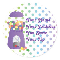 Purple Gumball Machine stickers by candystore Purple Gumball Machine stickers