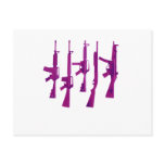 Purple guns postcards