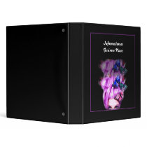 Purple Hair Butterfly Lady Binder 1