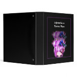 Purple Hair Butterfly Lady Binder 1