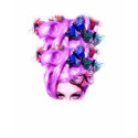 Purple Hair Butterfly Lady T-Shirt Design 3