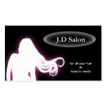 purple Hair Salon businesscards business cards