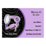 Purple Hair Salon businesscards business cards