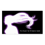 purple Hair Salon businesscards business cards