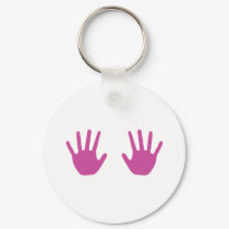 purple hands keychains by Tomaniac purple hands keychains