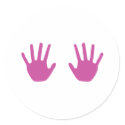 purple hands stickers by Tomaniac purple hands stickers