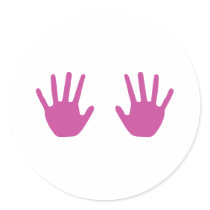 purple hands stickers by Tomaniac purple hands stickers