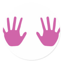 purple hands stickers by Tomaniac purple hands stickers