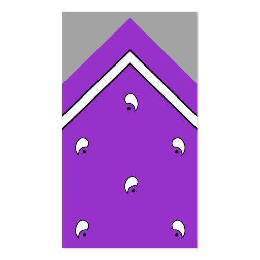 Purple Hanky Trick Card / Business Card