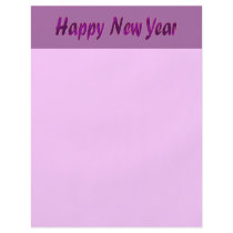 purple happy new year flyer