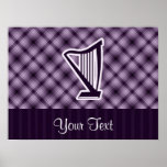 Purple Harp Poster