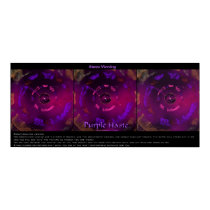 Purple Haste Stereo Pairs posters by judyhall Purple Haste Stereo Pairs posters