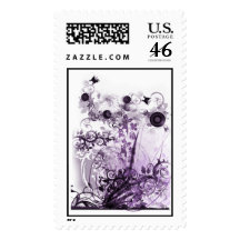 Purple haze garden stamps