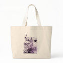 Purple haze garden tote bags