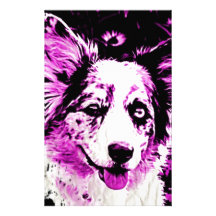Purple Haze Maggie Custom Stationery