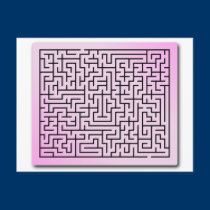 Purple  Haze Maze postcards