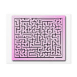 Purple  Haze Maze Post Card