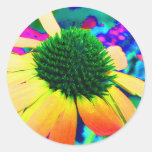 Purple Haze Round Sticker
