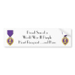 purple heart bumper stickers