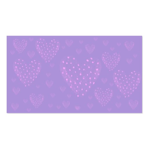 Purple Heart Business Card (back side)