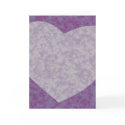 Purple heart Card by Willowdesign Purple heart Card