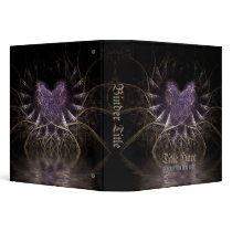 Purple Heart Fractal Binder
