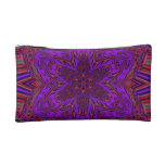 Purple Heart Kaleidoscope Design Cosmetic Bag