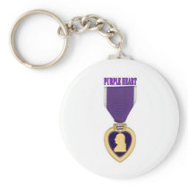 PURPLE HEART KEY CHAINS
