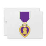 Purple Heart Medal Custom Invitation