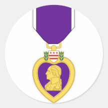 Purple Heart Medal Sticker